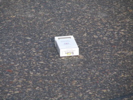 cigarette pack in road 3
